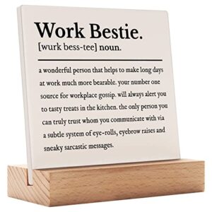 work bestie gifts for women men, funny gifts for coworkers colleagues