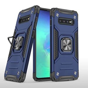phone protective case compatible with samsung galaxy s10 holder phone case pc and tpu phone case case strong shock proof protective case two layer protective phone case back cover phone cases ( color