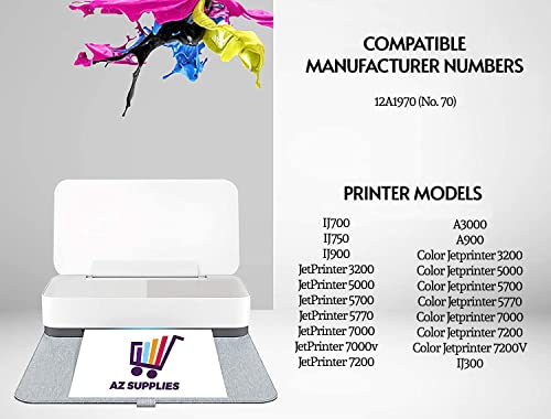 AZ SUPPLIES Compatible Ink Cartridge Replacement for Lexmark 12A1970 Compatible with SCX-1100 SCX-1150F SF-3150 SF-4300 SF-4500 SF-4700 SF-4750C X125 X125 Pro X4212 X4250 X4270 -Black