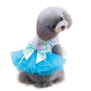 Dog Dresses for Small Dogs Easter Cotton Pet Dress Spring and Summer Pet Clothes Spring Cute Pet Supplies Cotton Dog Designer Clothes