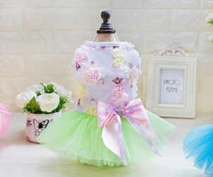 dog dresses for small dogs easter cotton pet dress spring and summer pet clothes spring cute pet supplies cotton dog designer clothes