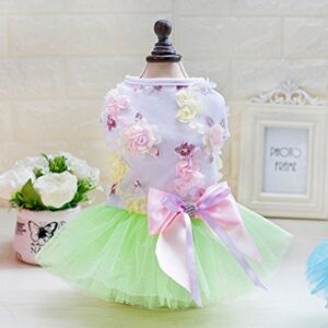 Dog Dresses for Small Dogs Easter Cotton Pet Dress Spring and Summer Pet Clothes Spring Cute Pet Supplies Cotton Dog Designer Clothes