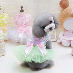 Dog Dresses for Small Dogs Easter Cotton Pet Dress Spring and Summer Pet Clothes Spring Cute Pet Supplies Cotton Dog Designer Clothes