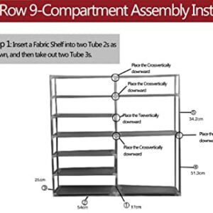 6 Tier Shoe Rack with Dustproof Cover, 30 Pairs Portable Vertical Double Row Shoe Rack Storage Organizer with Nonwoven Fabric Cover Cabinet for Closet & Entryway, Purple