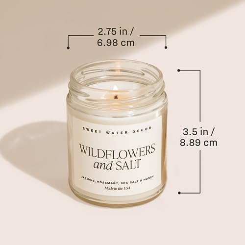 Sweet Water Decor, Love You Candle | Mahogany Teakwood Scented Soy Wax Candle for Home | Valentine's Day Gifts | 9oz Clear Jar with Pink + Red Label, 40 Hour Burn Time