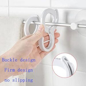 Ycchensying S Type Punch Free Wardrobe Closet Kitchen Bathroom Hook,Thickened Household Windproof Clothing Locks with Strong Toughness Suitable for Hanging Towel Coat Bag (20PCS)