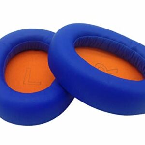 Replacement Earpads Cushions Earmuffs for Anker Soundcore Life Q10 / Q10 BT Headphones (Blue/Orange)