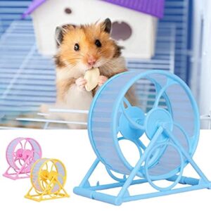 Rotatory Pet Running Round Wheel, Sports Running Ball Hamster Accessories, Small Animals Exercise Wheel for Hamster,Gerbil,Guinea Pig(Pink)