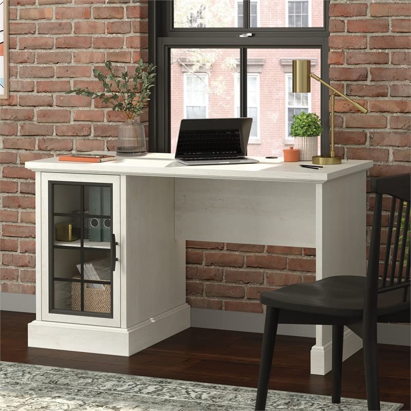 Sauder Carolina Grove Engineered Wood Desk in Winter Oak Finish