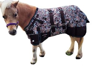 challenger 40" 1200d miniature weanling donkey pony horse foal winter blanket 51980b