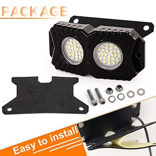 HOYUZA LED RV Exterior Porch Utility Light, 12 Volt Exterior RV Light 6300K Waterproof IP68 Replacement Kits for RV Trailers Campers Motorhome Travel Campers BBQ Party Illuminate 1 PCS