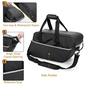 HODRANT Waterproof Motorcycle Saddlebag Cooler Bag, Insulated Side Bag Cooler Inserted for Motorcycle Travel, Compatible with Harley Davidson 1993-2022 Touring Hard Saddlebag, 1 Bag Only