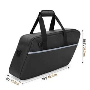 HODRANT Waterproof Motorcycle Saddlebag Cooler Bag, Insulated Side Bag Cooler Inserted for Motorcycle Travel, Compatible with Harley Davidson 1993-2022 Touring Hard Saddlebag, 1 Bag Only