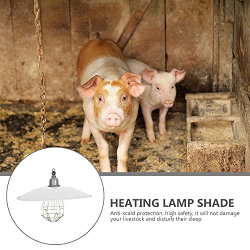 Yardwe Pet Heat Lamp,1Set of Pig Piglet Heat Lamp Livestock Heating Lamp Chicken Coop Heater Hanging Reptile Heat Lamp Fixture for Farm