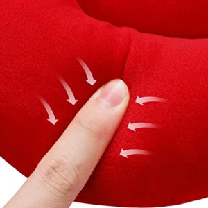 Amosfun 2Pcs Lip Throw Pillows Decorative Pillows Kiss Pillow Throw Pillows Wedding Throw Pillow Cushion for Valentines Day Wedding Party Decorations