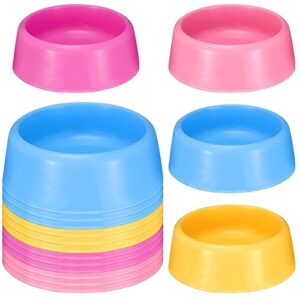 12 pcs plastic dog bowls puppy bowls for dogs birthday party paw patrol party reusable pet bowls for kitten and puppy