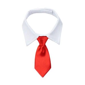 necktie collar dog accessories pet tie ties tuxedo white formal bow adjustable pet supplies luxury accessories for dogs