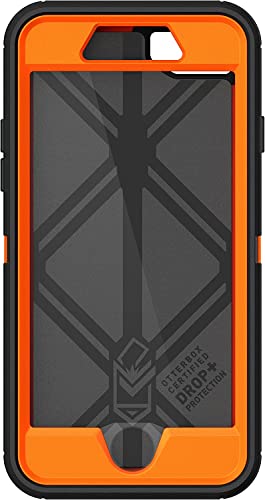 OtterBox Defender Series Case for iPhone SE (3rd & 2nd Gen) & iPhone 8/7 (Only - Not Plus) - Holster Clip Included - Non-Retail Packaging - Realtree Max 5HD (Blaze Orange/Black/Max 5 Design)