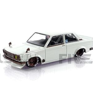 Datsun 510 Street Tanto V1 White (Designed by Jun Imai) Daniel Wu x Kaido House Special 1/64 Diecast Model Car by True Scale Miniatures KHMG041