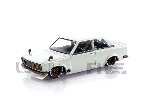 Datsun 510 Street Tanto V1 White (Designed by Jun Imai) Daniel Wu x Kaido House Special 1/64 Diecast Model Car by True Scale Miniatures KHMG041