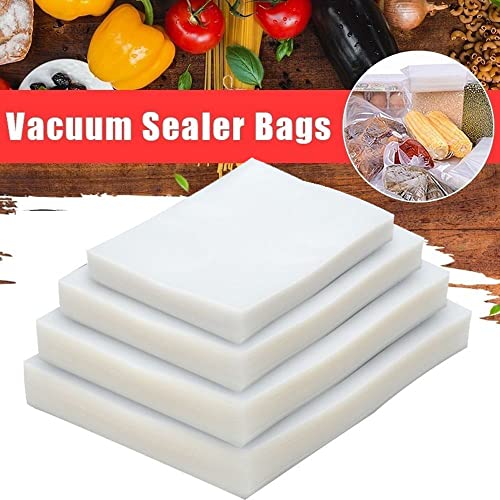 Houchu 100pcs Vacuum Sealer Bags for Food Bpa Free Food Storage Bags Commercial Grade Food Vaccum Bags for Meal Prep Or Sous Vide(6 x 8cm)