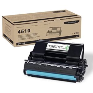 phaser 4510 toner cartridge 113r00712 - uoty 1 pack black high capacity 113r00712 toner replacement for xerox phaser 4510b 4510dn 4510dt 4510dx 4510n printer