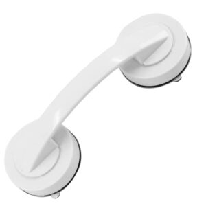 Unlorspy Large Suction Cup Glass Door Handle,Fridge Suction Handle 194mm/7.64" Powerful Suction Cup Non-Marking Handles Glass Door and Window Handles (White Large, Non-Porous)