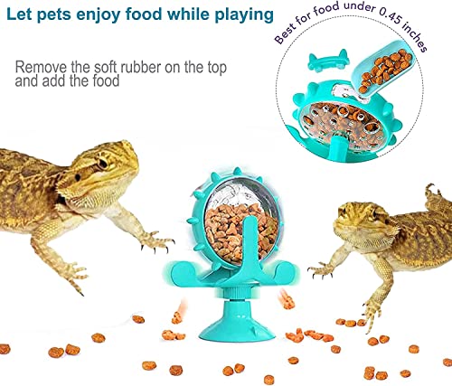 360° Bearded Dragon Toys, Bearded Dragon Enrichment Toys, Dragon Pet Toy, Reptile Food Toys Ball, Interactive Toys for Lizard Reptile, Tank Decor Gecko, Bearded Dragon Feeder, Chameleon Feeder.