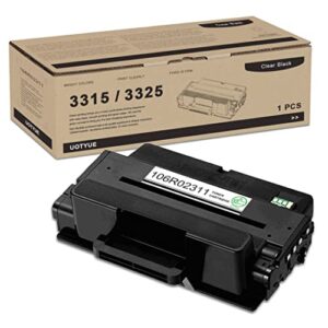 workcentre 3315 3325 toner cartridge - uoty 1 pack black high capacity 106r02311 toner replacement for xerox workcentre 3315 3325 3315dn 3325dn 3325dni printer