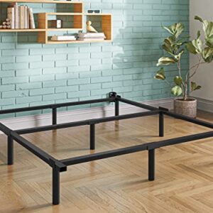 RLDVAY Queen-Bed-Frame, 9 Inch Metal Bed-Frame-Queen for Box Spring, Quick & Easy Assembly, Heavy Duty Queen Size Bed Frame Noise Free, Black