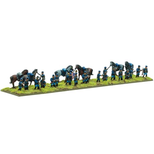 Black Powder Epic Battles American Civil War Union Cavalry & Zouaves Brigade Military Table Top Wargaming Plastic Model Kit 312004001