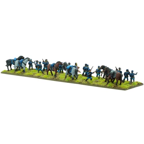 Black Powder Epic Battles American Civil War Union Cavalry & Zouaves Brigade Military Table Top Wargaming Plastic Model Kit 312004001