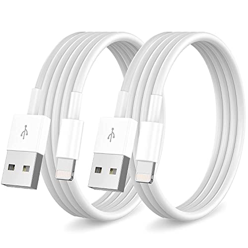 iPhone Charger Cables, [Apple MFi Certified] 2Pack 6FT + 3FT Fast Lightning Cable for iPhone, Apple Charging Cable Cord for iPhone 14/13/12/11 Pro/11/XS MAX/XR/8/7/6s/6/5S/SE iPad/Air