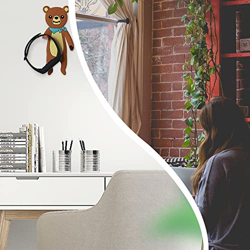 HENGRUNBANG Self Adhesive Hook Waterproof Wall Hook Reusable Key Holder for Smooth and Flat Surfaces