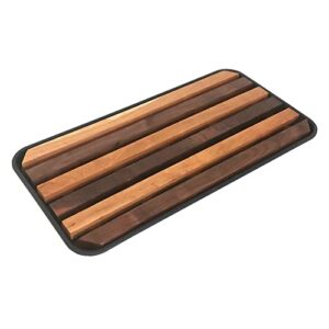 woodsom hardwood boot tray