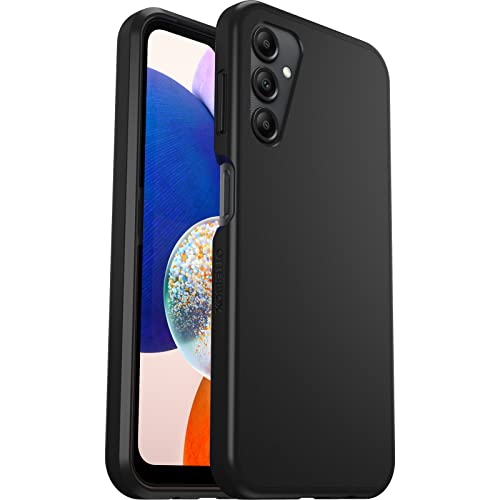 OtterBox Samsung Galaxy A14 5G Prefix Series Case - BLACK, ultra-thin, pocket-friendly, raised edges protect camera & screen, wireless charging compatible