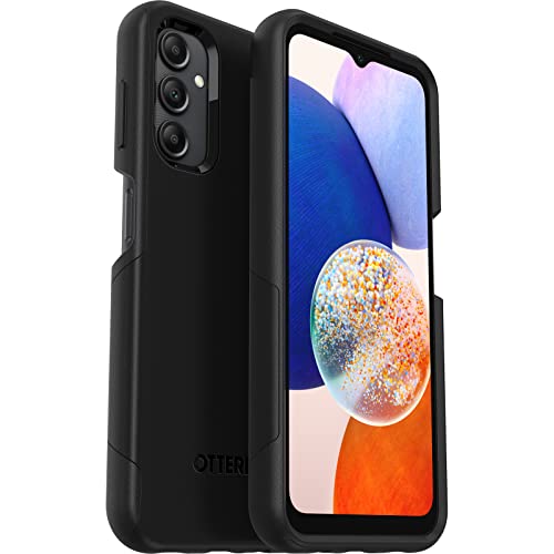 OtterBox Samsung Galaxy A14 5G Commuter Series Lite Case - BLACK , slim & tough, pocket-friendly, with open access to ports and speakers (no port covers),