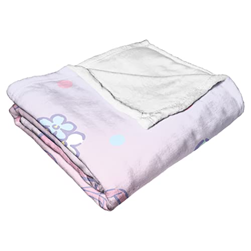 Northwest My Melody Silk Touch Throw Blanket, 50" x 60", Pastel Pals