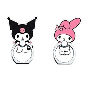phone ring holder stand,cute kitty phone ring stand holder phone case finger grip stand holder 360 rotation phone grip kickstand for smartphones and tablets(kitty phone ring stand)