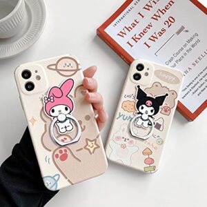 Phone Ring Holder Stand,Cute Kitty Phone Ring Stand Holder Phone Case Finger Grip Stand Holder 360 Rotation Phone Grip Kickstand for Smartphones and Tablets(Kitty Phone Ring Stand)