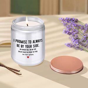 Gifts for Boyfriend Husband- Funny Anniversary Valentine’s Day Gifts for Him, Naughty Birthday Gifts for Fiance Girlfriend Wife Fiancee, Lavender Candle