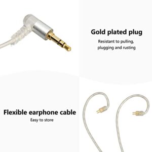 Replacement Audio Cable Extension Cord for for 1964 UE3X UE18 W4R UM3X, for KZ AS10 ZST ZS3, for Revonext QT2 QT3, for RX8 BQEYZ KC2 KB1, Headphone Upgrade Cable