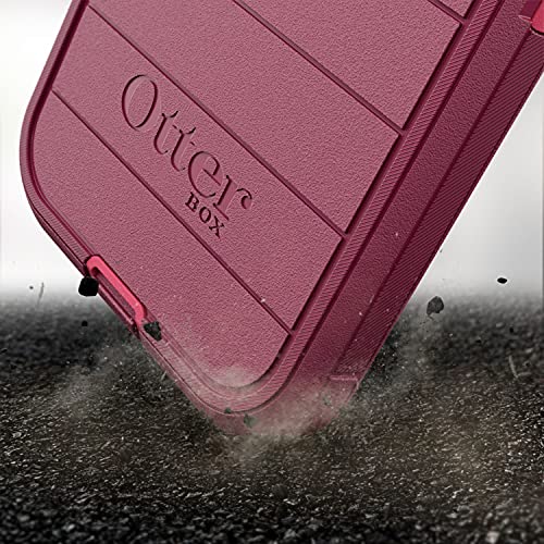 OtterBox Defender Series Case for iPhone 12 & iPhone 12 Pro (Only) - Case Only - Microbial Defense Protection - Non-Retail Packaging - Berry Potion (Raspberry Wine/Boysenberry)