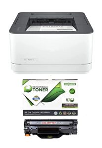 rt 3001dw laser pro wireless black and white check printer bundle with 138a modified micr toner cartridge for printing payroll & business checks (2 items)