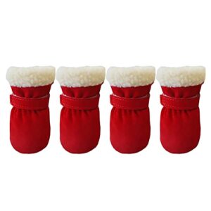 dog sweaters for extra large dogs female warm shoes warm boots pet plus snow shoes velvet and pet soft-soled pet clothes small dog coats and sweaters for boys