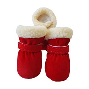 Dog Sweaters for Extra Large Dogs Female Warm Shoes Warm Boots Pet Plus Snow Shoes Velvet and Pet Soft-Soled Pet Clothes Small Dog Coats and Sweaters for Boys
