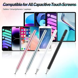 Stylus Pens for Touch Screen, 4 Pack Disc Universal Stylus Pen for iPad pro/Mini/Air/iPhone/Android Tablets and All Capacitive Touch Screens