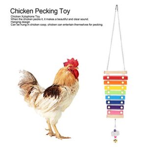 GLOGLOW Chicken Toy, Coop Xylophone Chicken Xylophone Xylophone Toy for Pet Chicken