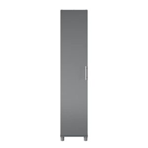 16" Utility Garage Storage Cabinet Graphite Gray