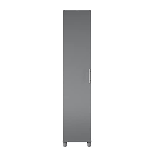 16" Utility Garage Storage Cabinet Graphite Gray